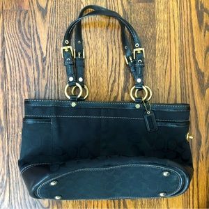 Vintage Coach Signature C Purse Great Used Condition